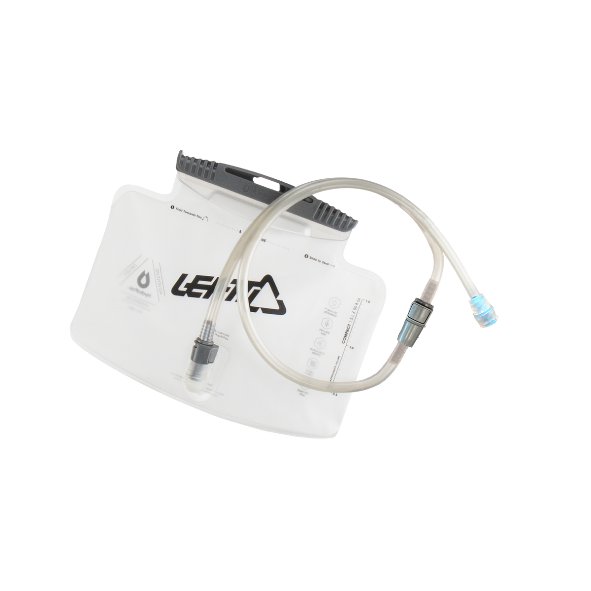 Bladder HydraPak 1.5L Horizontal with tube - Straight bite valve